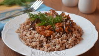 Рецепт Гречки в томатно-горчичном соусе