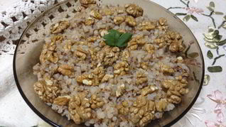 Рецепт Гречневой каши с чесноком и грецкими орехами