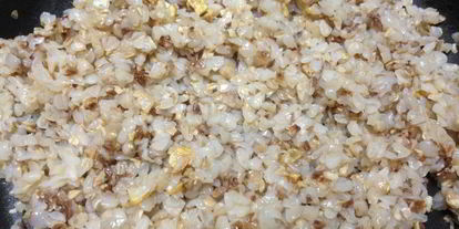 Шаг 2: гречневой каши с чесноком и грецкими орехами