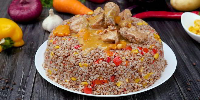 Рецепт гречневой каши с гуляшом