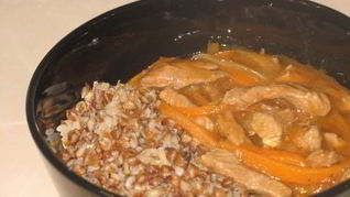 Рецепт Гречневой каши с мясной поджаркой