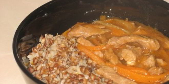 Рецепт гречневой каши с мясной поджаркой