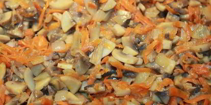 Шаг 6: гречневой каши с мясом и грибами в духовке