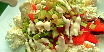 Шаг 6: гречневой каши с несладким творогом