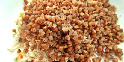 Шаг 8: гречневой каши с несладким творогом