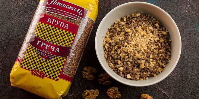 Рецепт гречневой каши с орехами и медом