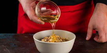 Шаг 3: гречневой каши с орехами и медом