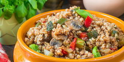 Шаг 7: гречневой каши с сезонными овощами