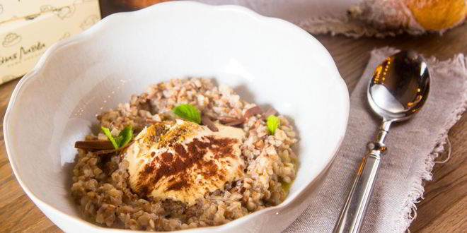 Рецепт гречневой каши с тирамису