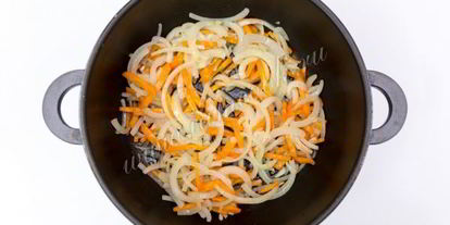 Шаг 3: гречневой каши с тушенкой