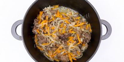 Шаг 5: гречневой каши с тушенкой