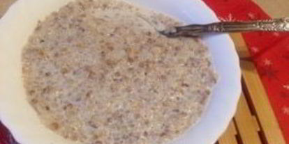 Шаг 3: гречневой молочной каши