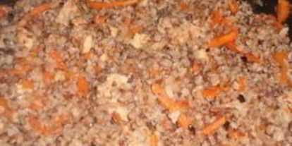 Шаг 10: каши гречневой с мясом