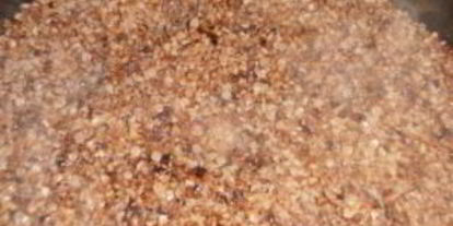 Шаг 9: каши гречневой с мясом