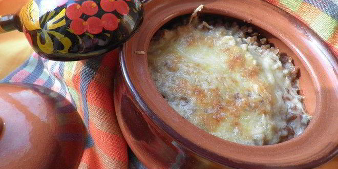 Рецепт каши гречневой, запеченной с грибами