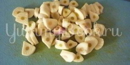 Шаг 8: печени с морковью и зеленью и гречка на гарнир