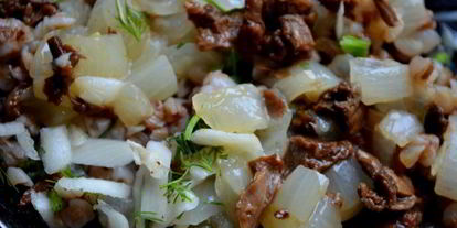 Шаг 4: грибной каши в кабачке