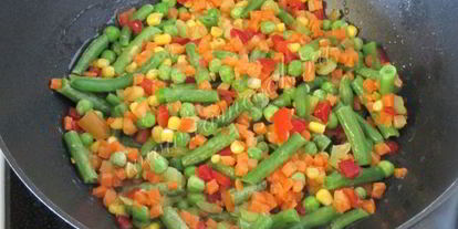 Шаг 5: каши из киноа с овощами