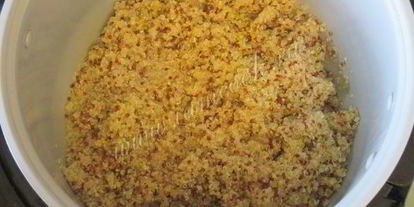 Шаг 6: каши из киноа с овощами