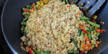 Шаг 7: каши из киноа с овощами