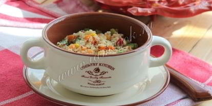 Шаг 8: каши из киноа с овощами