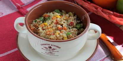 Шаг 9: каши из киноа с овощами