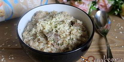 Шаг 3: каши из многозерновых хлопьев с говядиной и сыром