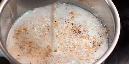 Шаг 3: каши иза овсяных отрубея