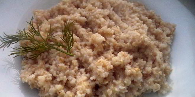 Рецепт каши из ячменя