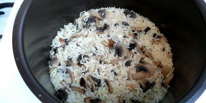 Шаг 9: каши с грибами в мультиварке на воде