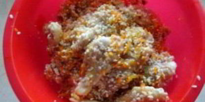 Шаг 1: каши с мясом в автоклаве