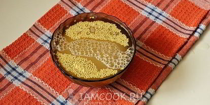 Шаг 9: каши в тыкве, запеченная в духовке