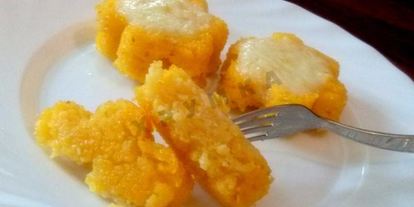 Шаг 10: итальянской кукурузной поленты с сыром