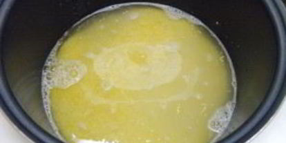 Шаг 3: каши кукурузной на воде