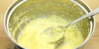 Шаг 6: кукурузной поленты с овощами