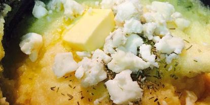 Шаг 3: поленты под соусом из грибов и томатов