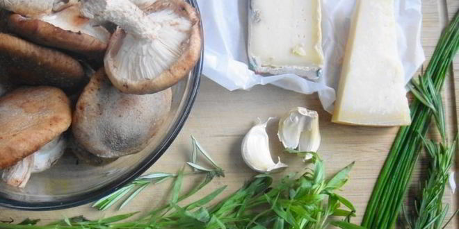 Рецепт поленты с грибами