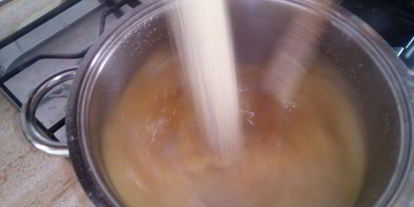 Шаг 9: поленты с лисичками в сливочном соусе