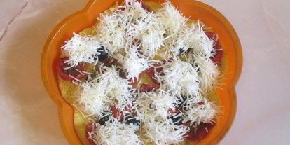 Шаг 2: поленты с вялеными помидорами