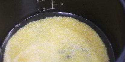 Шаг 1: поленты в мультиварке