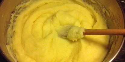 Шаг 1: поленты, запеченной с помидорами