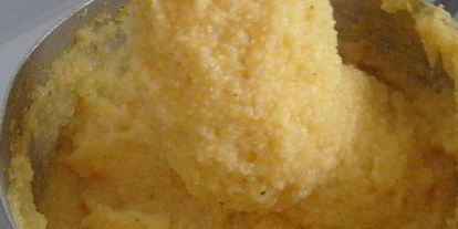 Шаг 1: поленты, жаренной с грибами и соусом дор блю