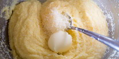 Шаг 6: утренней поленты с грибами и яйцом пашот