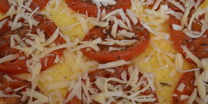 Шаг 7: запеченной поленты с вялеными томатами и пармезаном