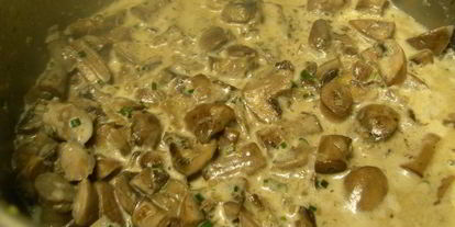 Шаг 4: жареной поленты в соусе из лесных грибов и чеснока