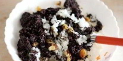 Шаг 3: кутьи с маком