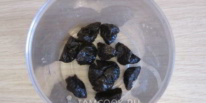 Шаг 3: льняной каши с черносливом