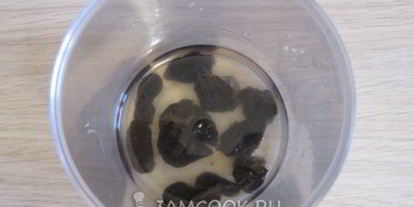 Шаг 4: льняной каши с черносливом