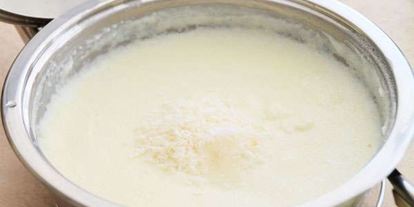 Шаг 4: манной каши на молоке