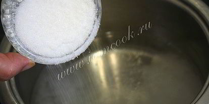 Шаг 2: манной каши на воде